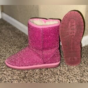 DAWGS PINK GLITTER BOOTS